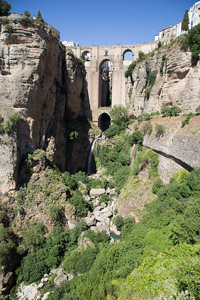 New Bridge in Ronda, Spain stock photo