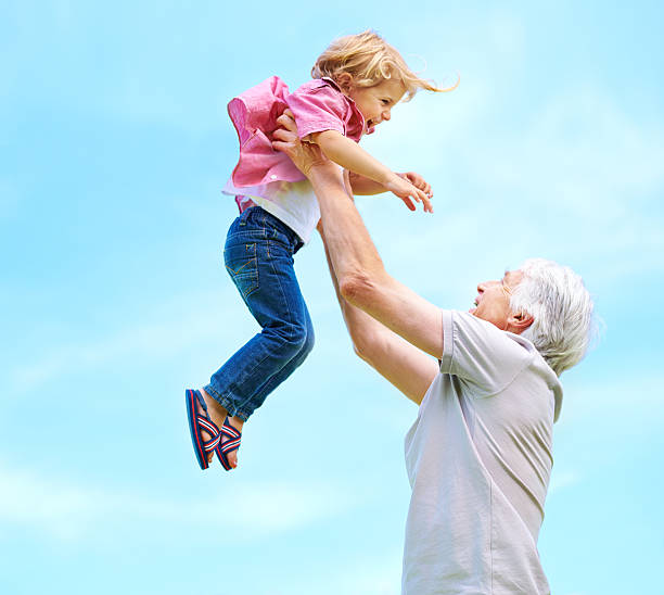 istock Grandad's been waiting all day to see him 499874425