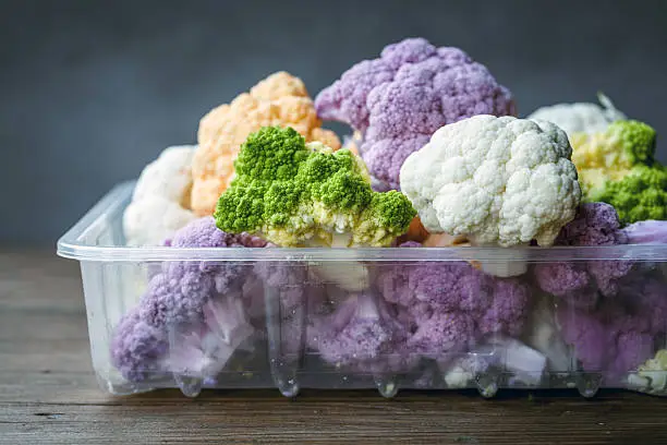 Photo of colorful Cauliflower