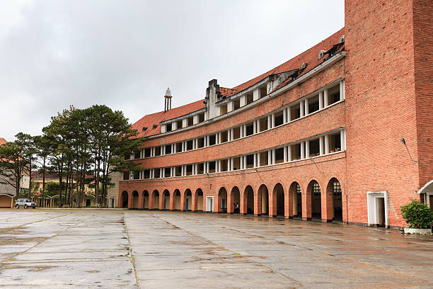 Exterior of secondary or comprehensive school building, Scarborough, England.