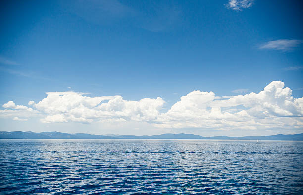 istock Blue sky and clouds above Lake Tahoe 499881762
