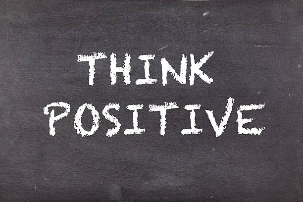 istock Think positive, business motivational slogan 499884142