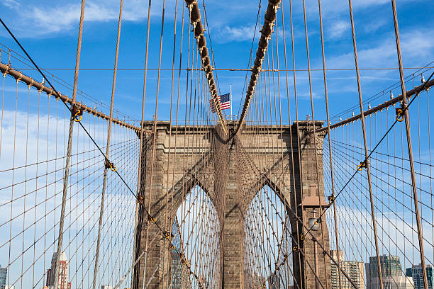 istock Brooklyn bridge in new york - USA 499889571