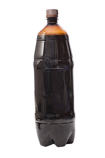 istock Brown plastic bottle of beer 499889685