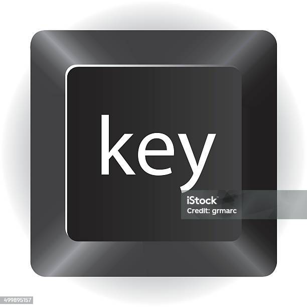 Black Computer Key Computer Black Key Stock Illustration - Download Image Now - Black ...