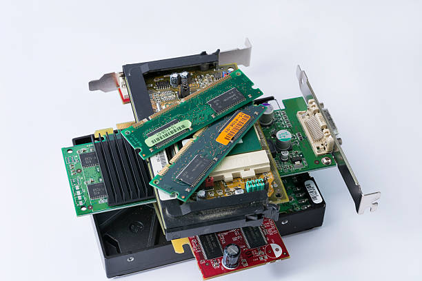 istock Waste of electric and electronic equipment 499898528