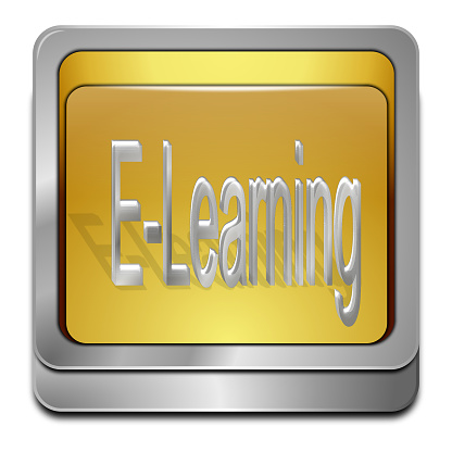 Elearning Button Stock Illustration - Download Image Now - Book ...