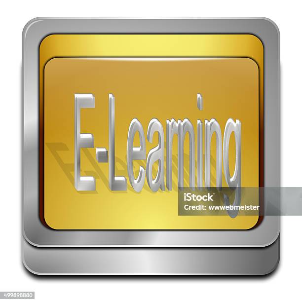 Elearning Button Stock Illustration - Download Image Now - Book ...