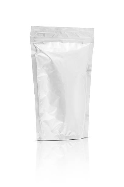 istock blank packaging aluminium foil pouch isolated on white background 499899320