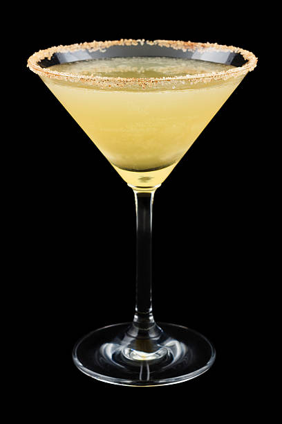 istock Cable Car cocktail isolated on black background 499901384