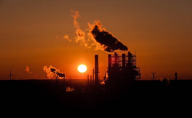 istock Industry in Hamburg at Sunset 499903000