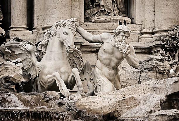 istock Fragment of Trevi Fountain (Fontana di Trevi) 499907591