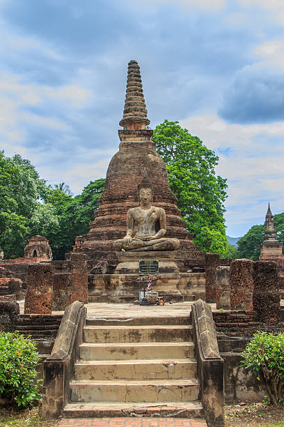 istock Buddha images in the old city 499910107
