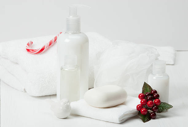 istock Shampoo, Soap Bar And Liquid. Toiletries, Spa Kit, Towels 499912832