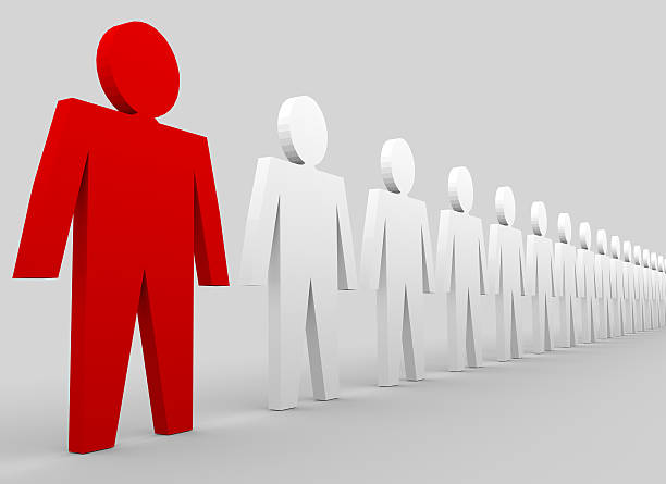 istock Individuality - stand out of a crowd 499922872