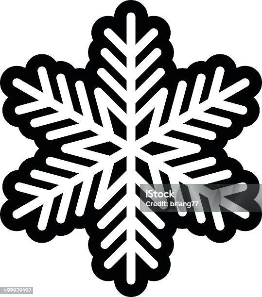 Snowflake Stock Illustration - Download Image Now - 2015, Beauty, Beauty In Nature