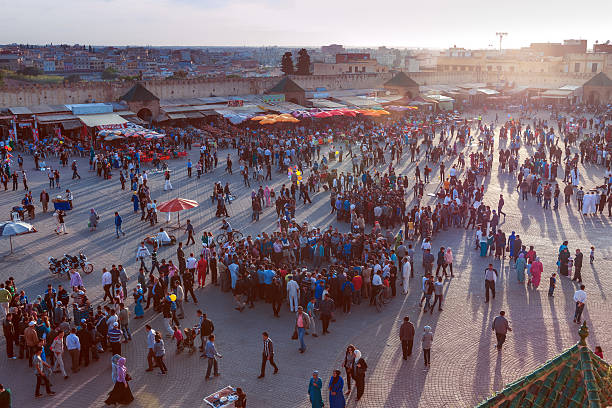 istock Evening Lehdim Square, Meknes, Morocco,Northern Africa. 499933134