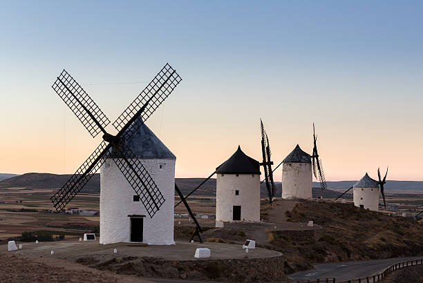 istock Windmill at Consuegra, La Mancha, Spain 499933654
