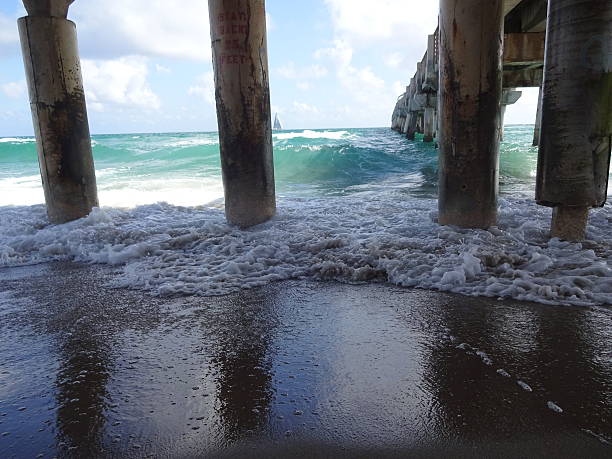 istock Ocean waves, Pier, Ocean, Board walk, Sail boat 499935106