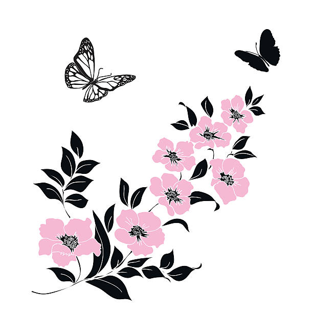 Japanese Butterfly Tattoo Illustrations, Royalty-Free Vector Graphics &  Clip Art - iStock