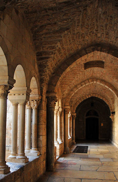 istock Bethlehem, West Bank: Franciscan Monastery cloister, St. Catheri 499937024