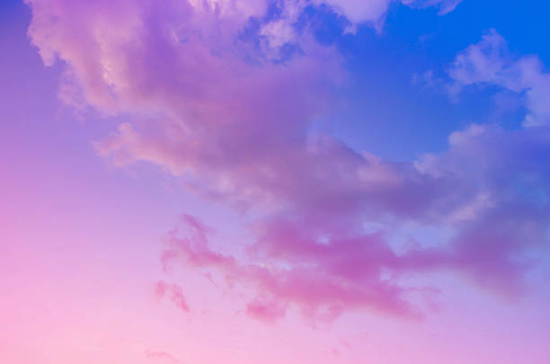 istock sky pink and blue colors.sky abstract background 499955642
