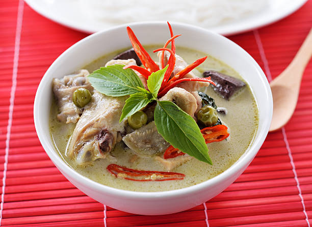 istock Green curry chicken , Thai cuisine 499957086