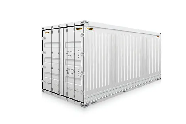 Vector illustration of Cargo container