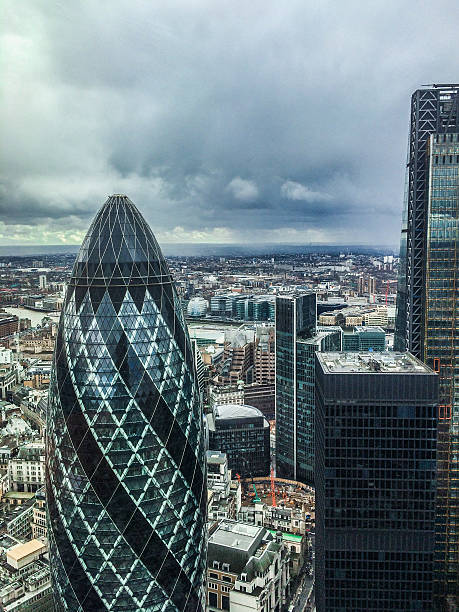 istock Modern office buildings in London's Financial District 499959254