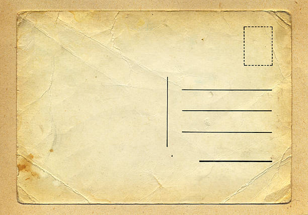 istock Vintage wrinkle grungy postcard. 499978018