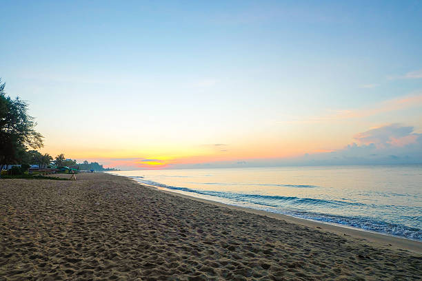 istock Beautiful sunrise at Rayong, Thailand 499979550