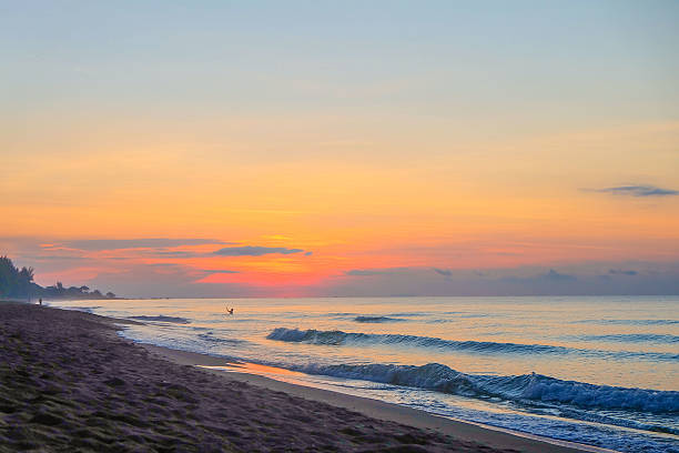 istock Beautiful sunrise at Rayong, Thailand 499980056
