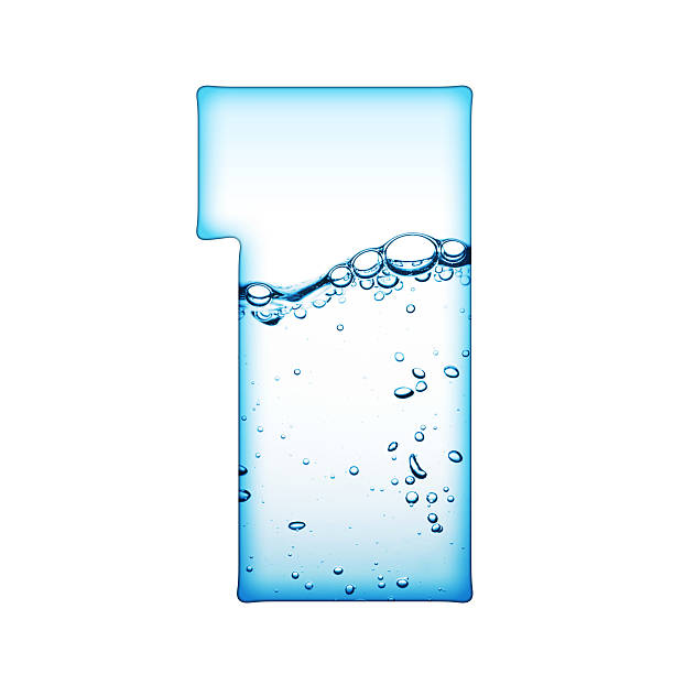istock One letter of water wave alphabet 499980279