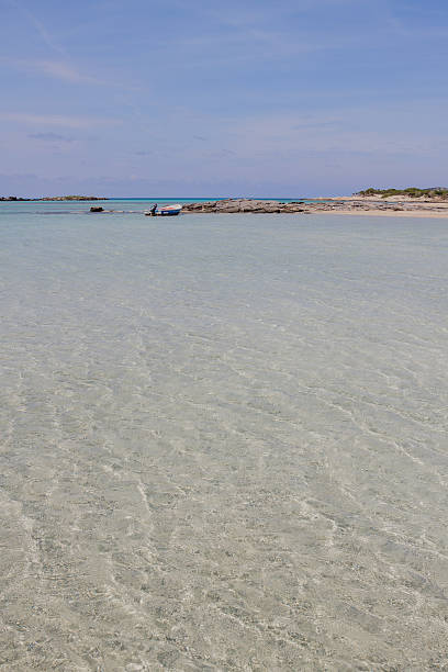 istock Boat at Elafonisi beach Crete, Greece 499982279