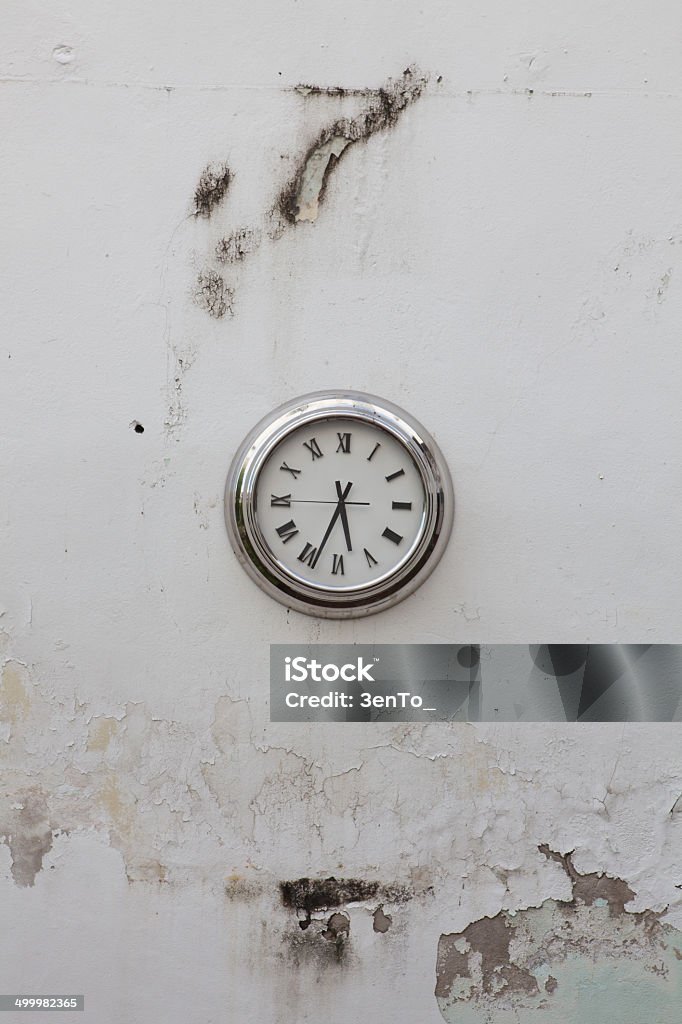 clock on wall clock on wall texture 10 O'Clock Stock Photo