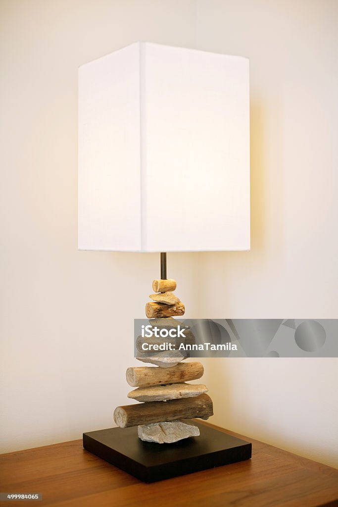 Table lamp modern design Electric Lamp Stock Photo
