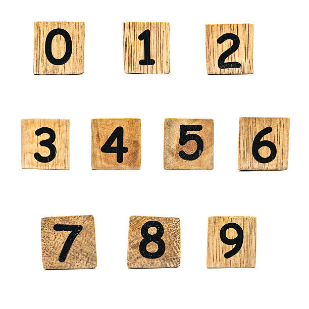 istock Numbers set on wooden cubic 499997415