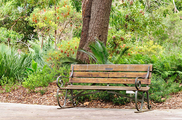 istock Benc in the garden 499999117