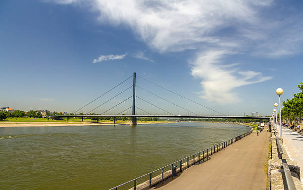 istock Oberkasseler bridge in Dusseldorf, Germany 500002701
