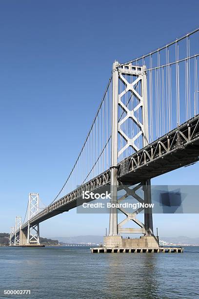 Oakland Bay Bridge In San Francisco California Stock Photo - Download Image Now - Bay of Water, Bridge - Built Structure, California
