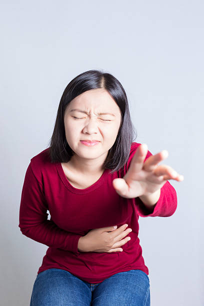 istock Woman Stomach Ache 500004244