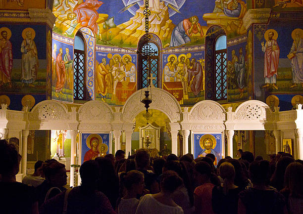 santo cattedrale ortodossa, trebinje trasfigurazione - trebinje foto e immagini stock