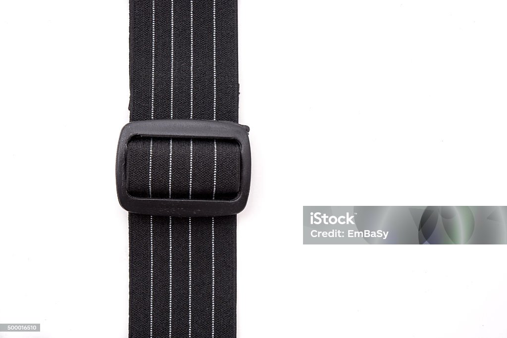 Black straps isolated on white background 2015 Stock Photo