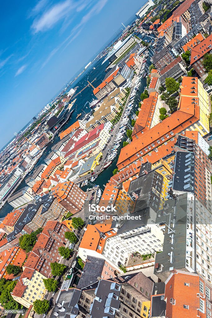 Skyline von Kopenhagen - Lizenzfrei Außenaufnahme von Gebäuden Stock-Foto