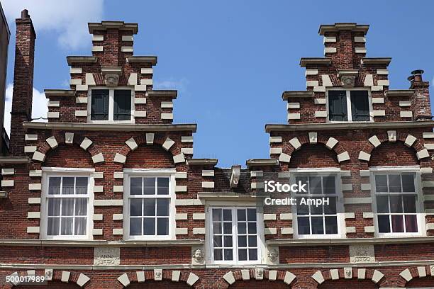 Xvii Wiek Domy Z Schody Ściany - zdjęcia stockowe i więcej obrazów Amsterdam - Amsterdam, Architektura, Bez ludzi