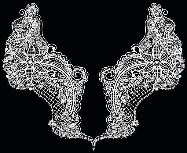 Vector Collar Design This Vector Collar Design is very useful for textile design,web background,template,greeting,collar design,embroidery,etc.This pattern is all so use henna design. Kurta stock illustrations
