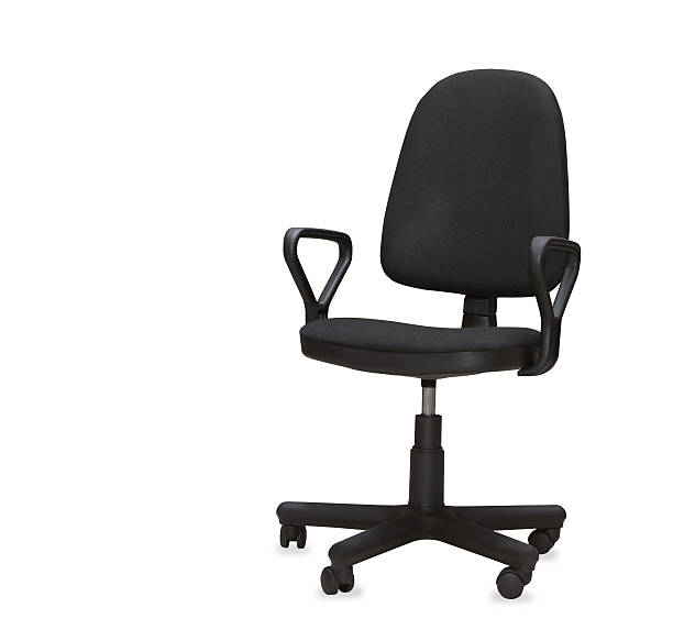 istock The black office chair. Isolated 500018869
