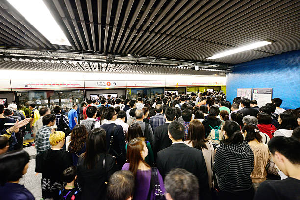 istock Hong Kong travellers in subway 500019455