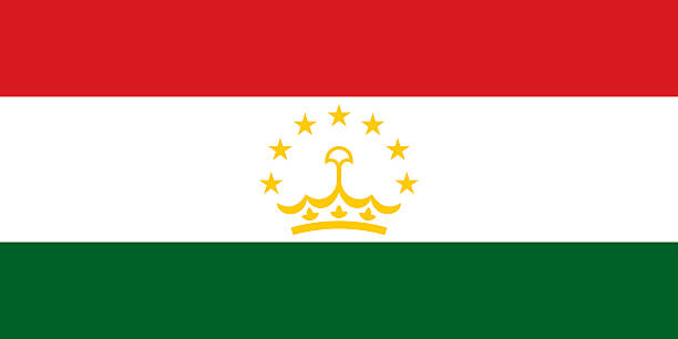 ilustrações de stock, clip art, desenhos animados e ícones de bandeira tajiquistão - tajik flag