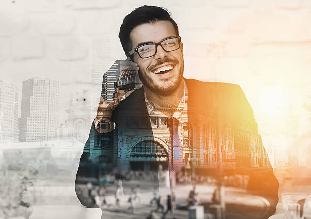 istock Businessman on the phone 500021648